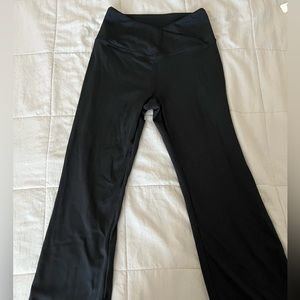 Cross over flare leggings